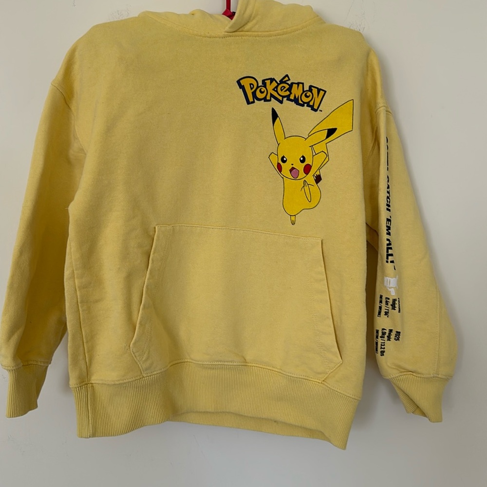 Zara Unisex Pokemon Hoodie sweatshirt size 8